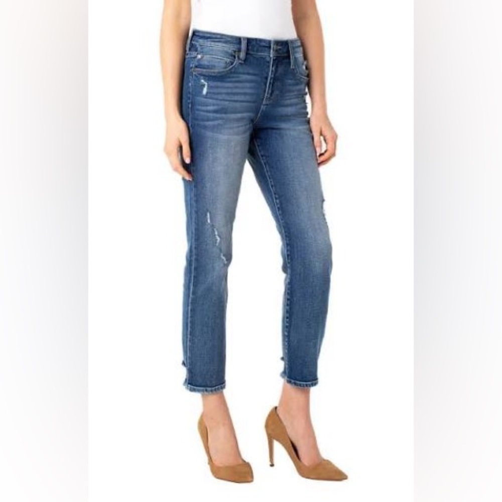 Liverpool Kennedy Cropped Blue Jeans NWT